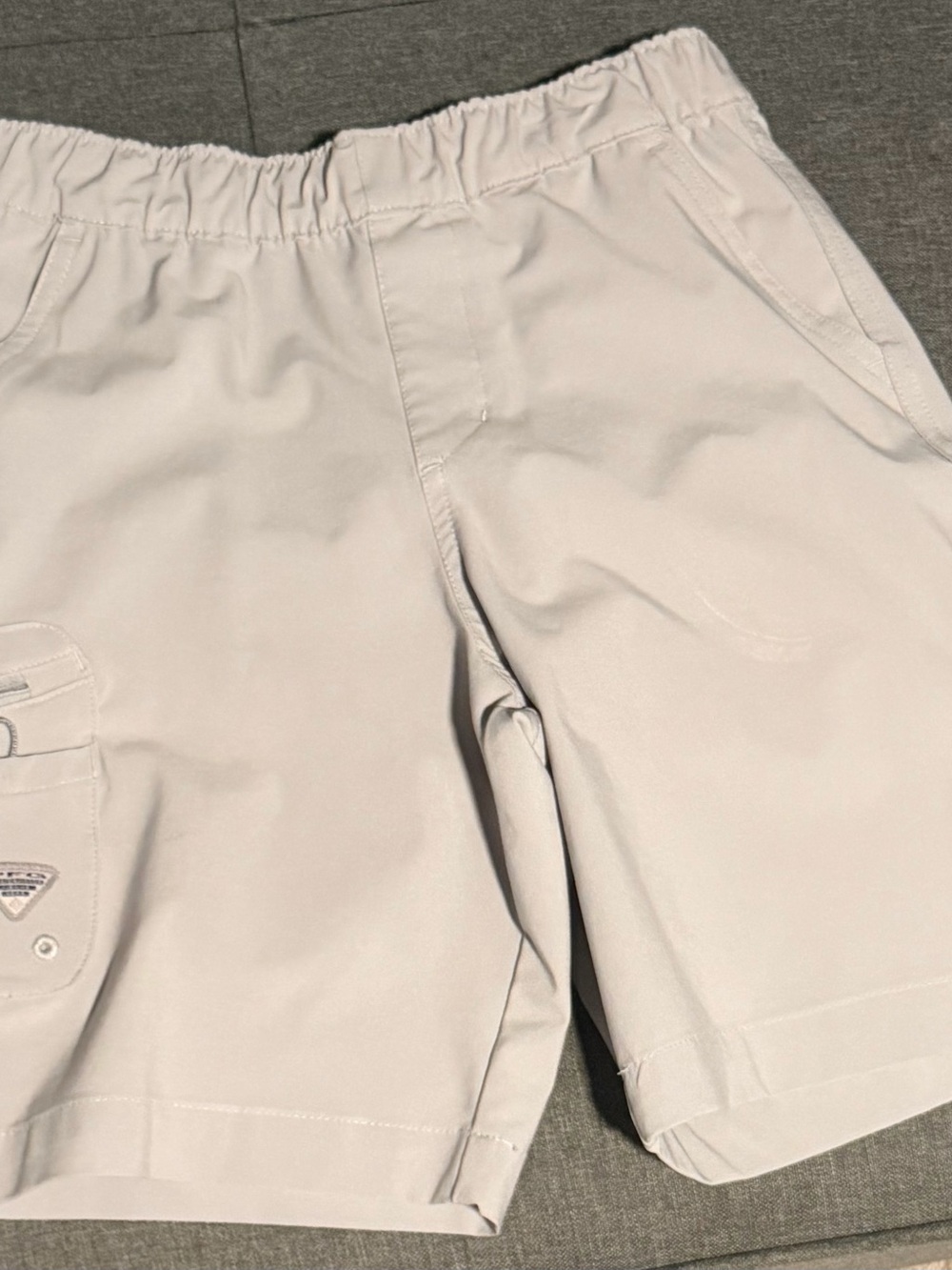 Boys Columbia PFG Shorts - Light Beige